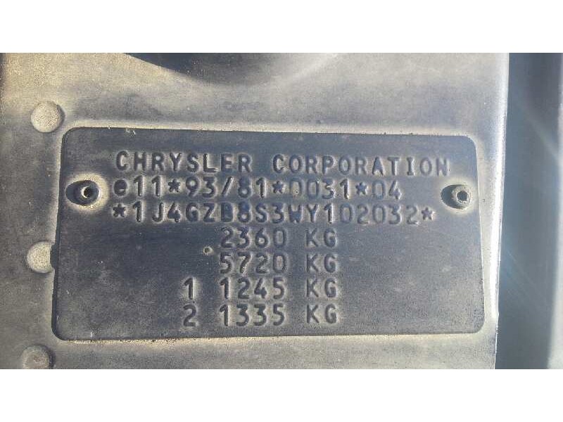 jeep gr.cherokee (zj)/(z) del año 1998