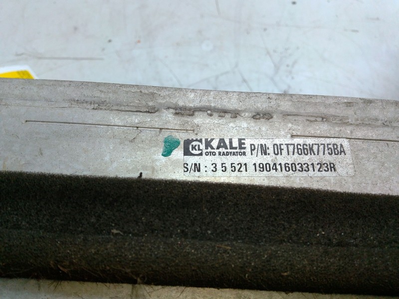 Recambio de intercooler para ford transit courier b460 monospace 1.6 tdci referencia OEM IAM   