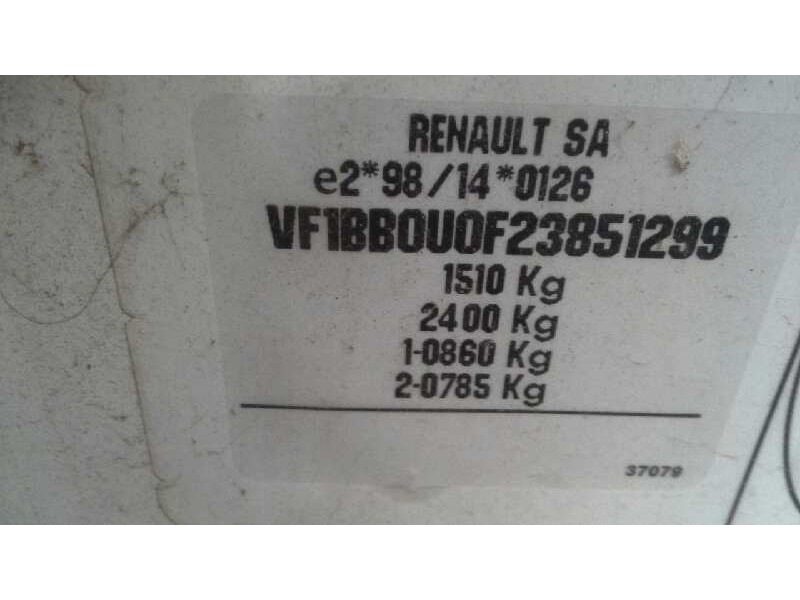 renault clio ii fase i (b/cbo) del año 2001