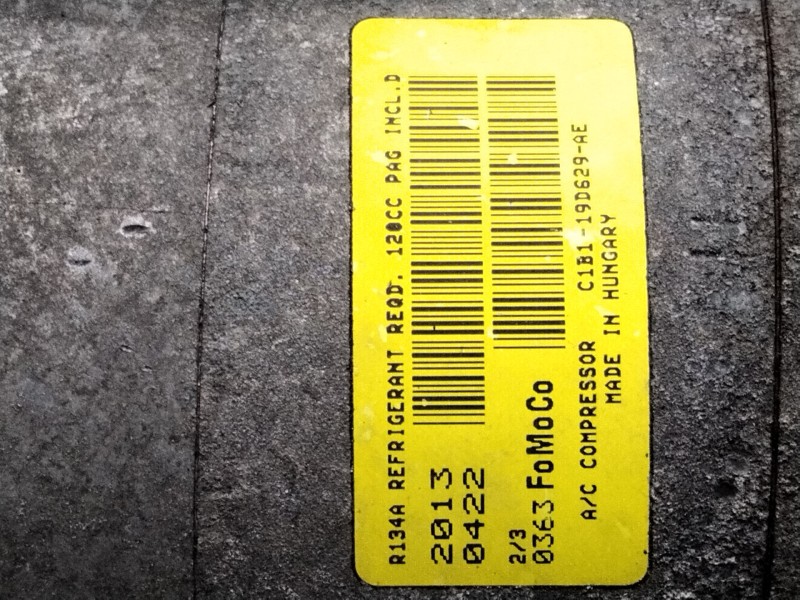 Recambio de compresor aire acondicionado para ford focus iii 1.0 ecoboost referencia OEM IAM C1B119D629  