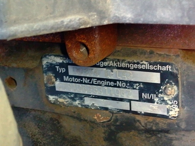 Recambio de motor completo para man tgl 12.210 tgl 12.210 4x2bb referencia OEM IAM D0834  