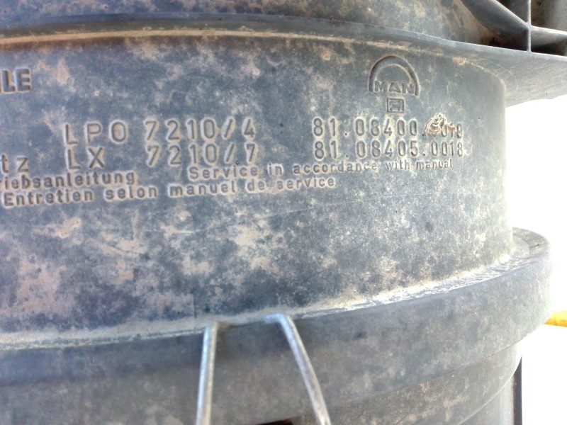 Recambio de caja filtro de aire para man tgl 12.210 tgl 12.210 4x2bb referencia OEM IAM 81084006019  