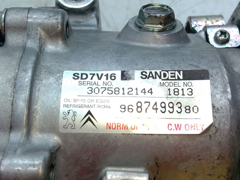Recambio de compresor aire acondicionado para peugeot expert furgoneta (vf3a_, vf3u_, vf3x_) 2.0 hdi 130 referencia OEM IAM 9687