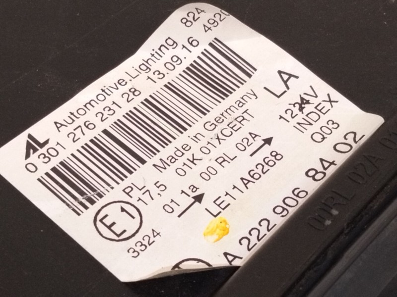 Recambio de faro izquierdo para mercedes-benz clase s (w222, v222, x222) s 350 bluetec / d (222.132, 222.032, 222.123) referenci