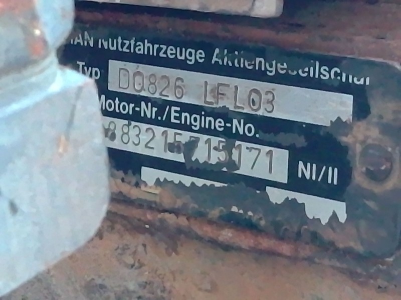 Recambio de motor completo para man 18.224 llc referencia OEM IAM D0826LFLO3  