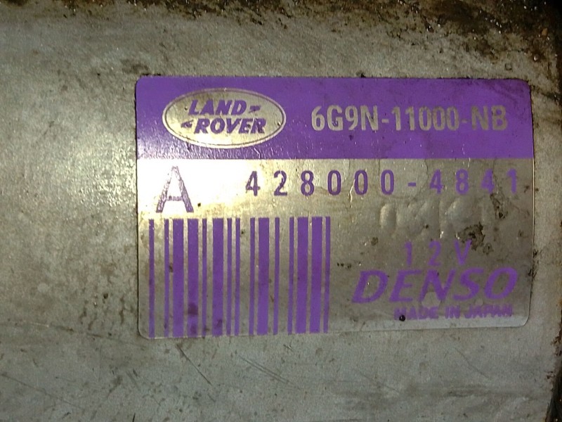 Recambio de motor arranque para land rover freelander 2 (l359) 2.2 td4 4x4 referencia OEM IAM 4280004841  