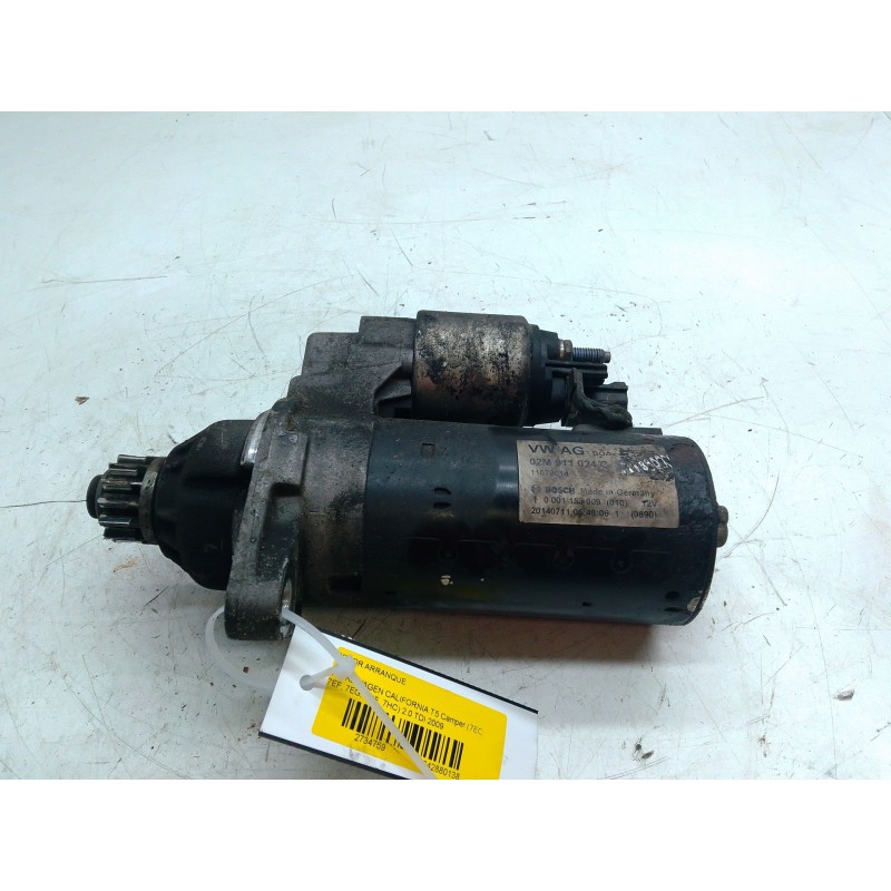Recambio de motor arranque para volkswagen california t5 camper (7ec, 7ef, 7eg, 7hf, 7hc) 2.0 tdi referencia OEM IAM 02M911024C 
