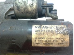 Recambio de motor arranque para volkswagen california t5 camper (7ec, 7ef, 7eg, 7hf, 7hc) 2.0 tdi referencia OEM IAM 02M911024C  2