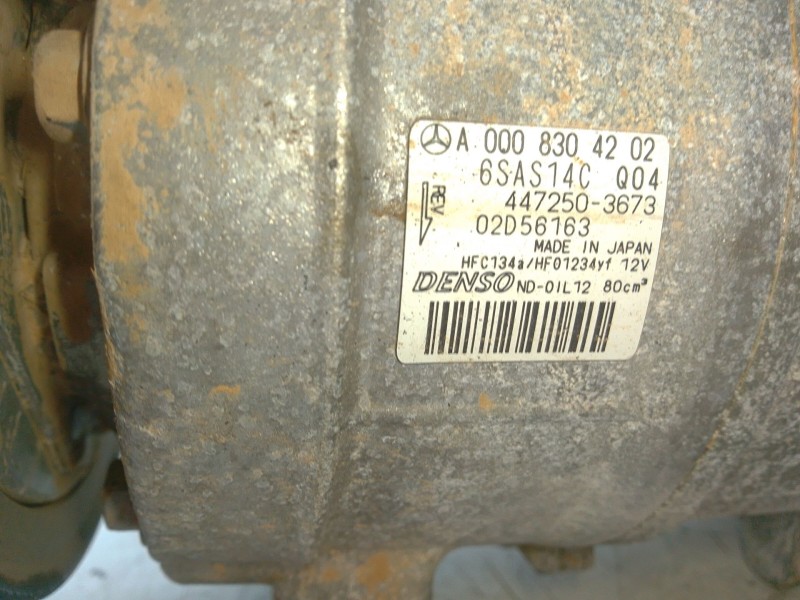 Recambio de compresor aire acondicionado para mercedes-benz gla (h247) gla 200 (247.787) referencia OEM IAM A0008304202  