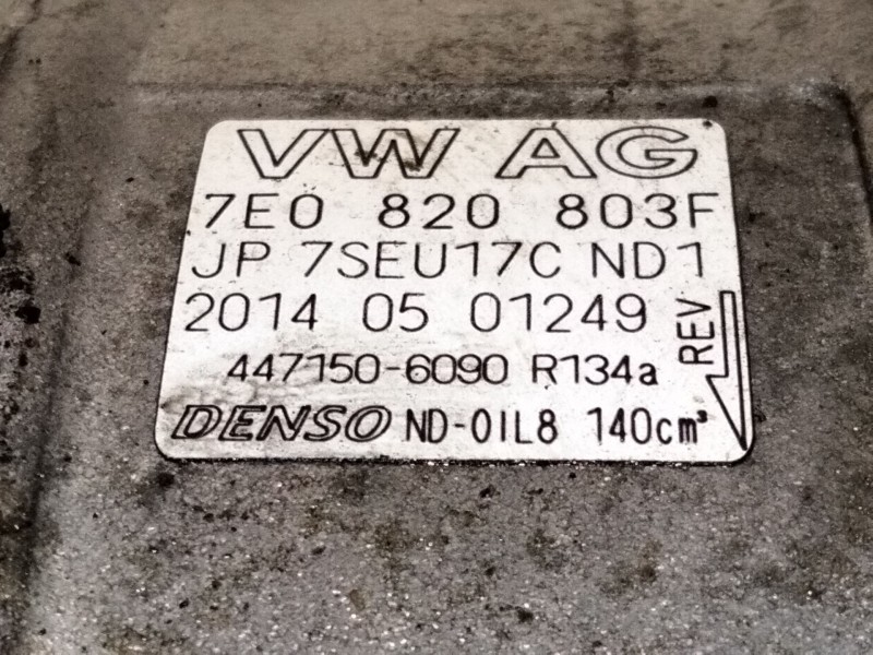 Recambio de compresor aire acondicionado para volkswagen california t5 camper (7ec, 7ef, 7eg, 7hf, 7hc) 2.0 tdi referencia OEM I
