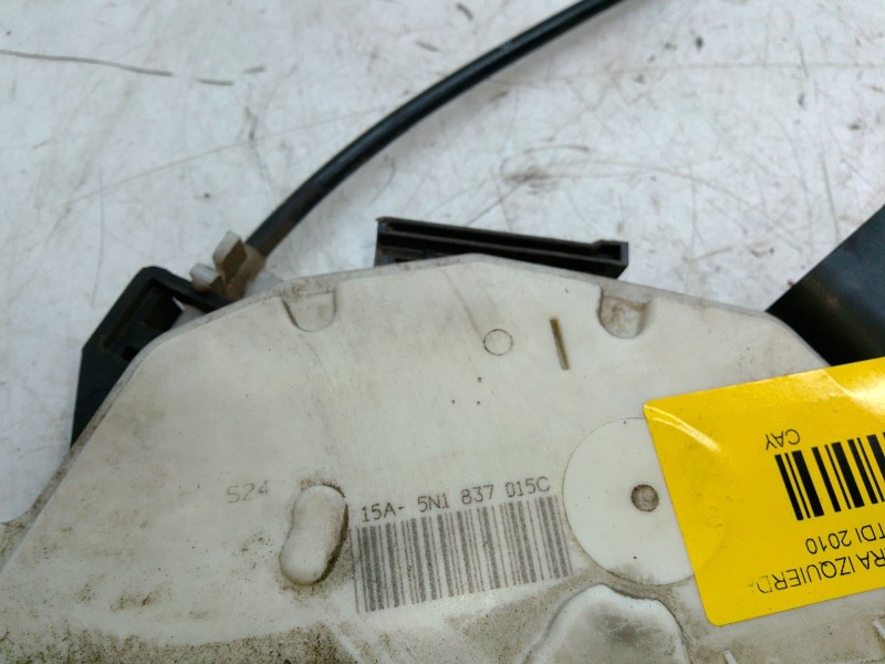 Recambio de cerradura puerta delantera izquierda para skoda fabia ii combi (545) 1.6 tdi referencia OEM IAM 5N1837015C  