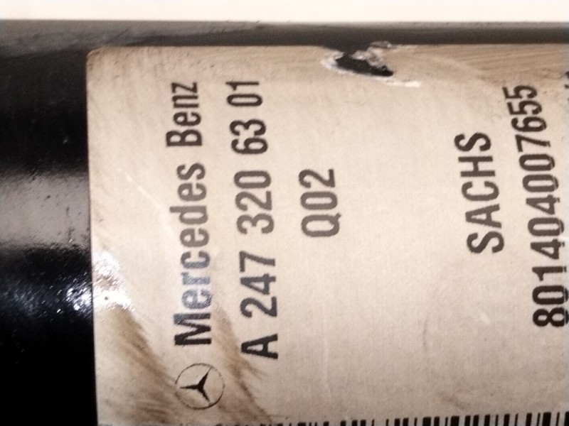 Recambio de amortiguador delantero izquierdo para mercedes-benz gla (h247) gla 200 (247.787) referencia OEM IAM A2473206301  