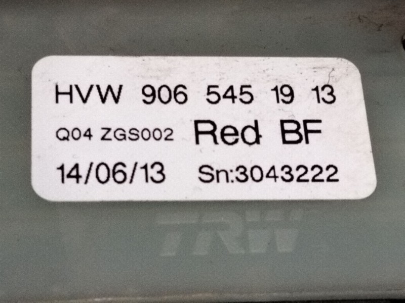 Recambio de mando elevalunas delantero derecho para volkswagen crafter 30-50 furgoneta (2e_) 2.0 tdi referencia OEM IAM 90654519