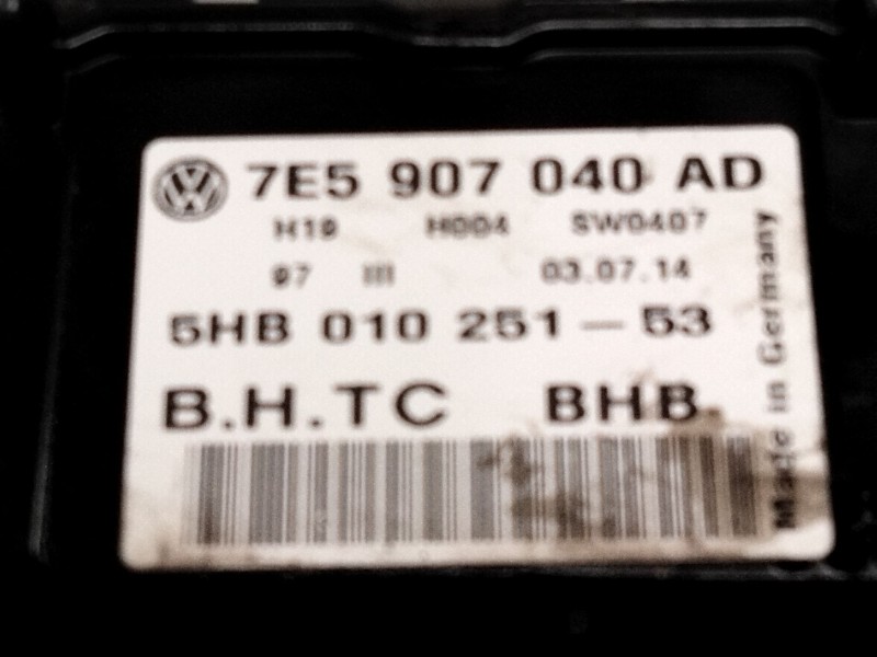 Recambio de mando calefaccion aire acondicionado para volkswagen california t5 camper (7ec, 7ef, 7eg, 7hf, 7hc) 2.0 tdi referenc