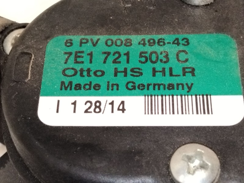 Recambio de pedal acelerador para volkswagen california t5 camper (7ec, 7ef, 7eg, 7hf, 7hc) 2.0 tdi referencia OEM IAM 7E1721503