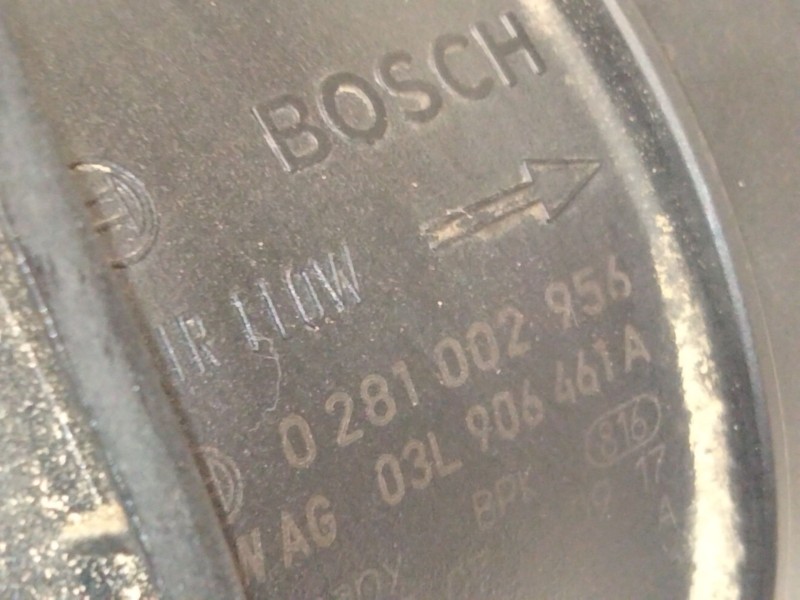 Recambio de caudalimetro para volkswagen california t5 camper (7ec, 7ef, 7eg, 7hf, 7hc) 2.0 tdi referencia OEM IAM 03L906461  