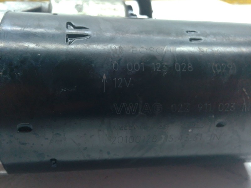 Recambio de motor arranque para skoda fabia ii combi (545) 1.6 tdi referencia OEM IAM 0001123028  