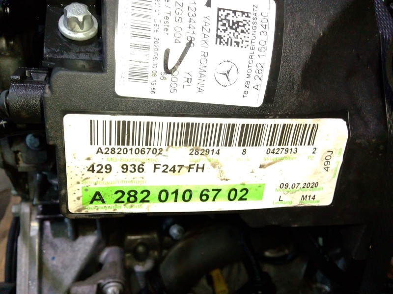 Recambio de motor completo para mercedes-benz gla (h247) gla 200 (247.787) referencia OEM IAM 282914  