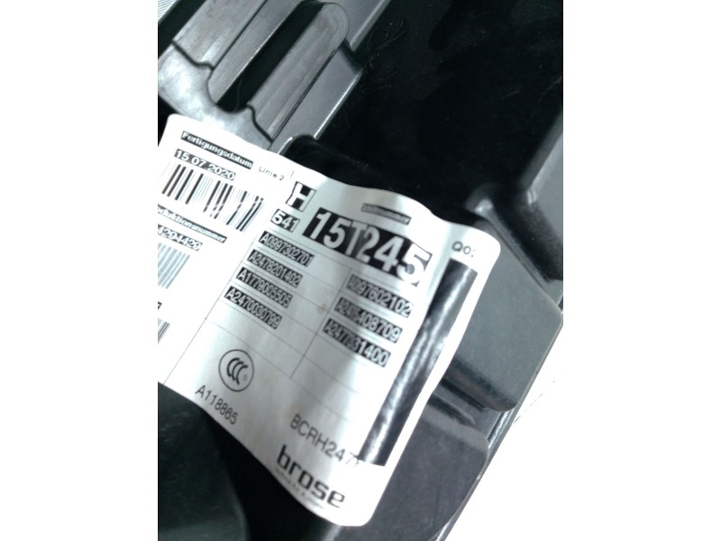 Recambio de elevalunas trasero izquierdo para mercedes-benz gla (h247) gla 200 (247.787) referencia OEM IAM   