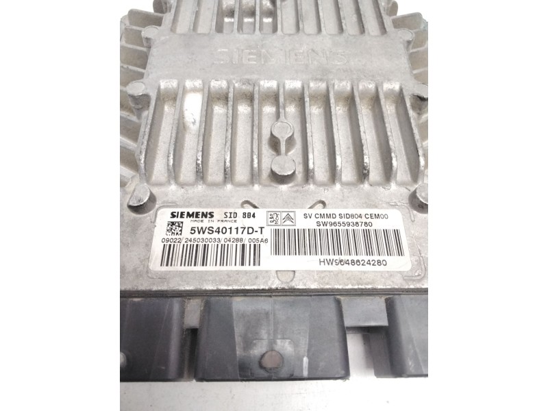 Recambio de centralita motor uce para citroën c3 pluriel 1.4 hdi referencia OEM IAM 9648624280 5WS40117DT 9655938780