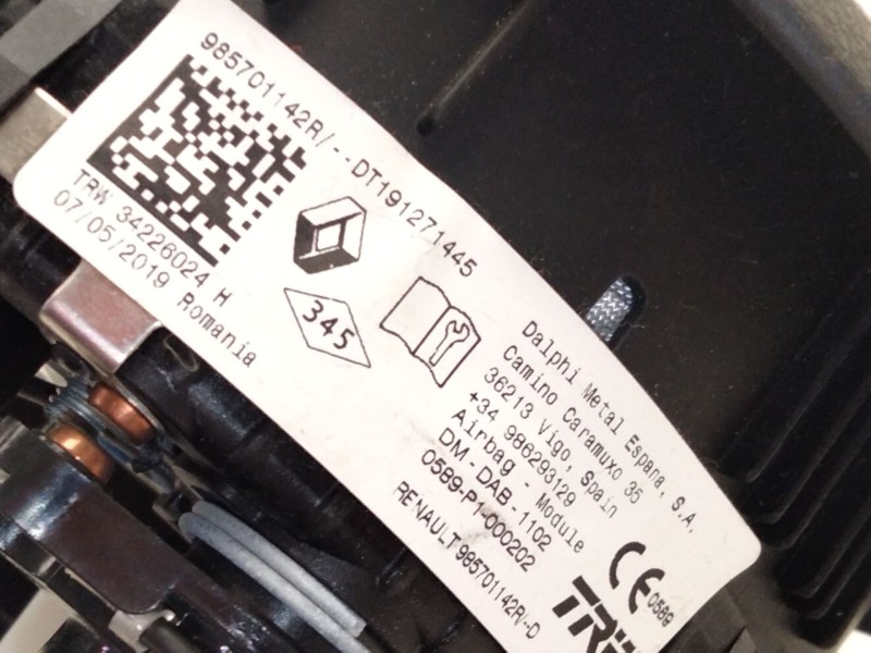 Recambio de airbag delantero izquierdo para dacia dokker monospace (ke_) 1.5 dci (keaj, keah) referencia OEM IAM 985701142R  