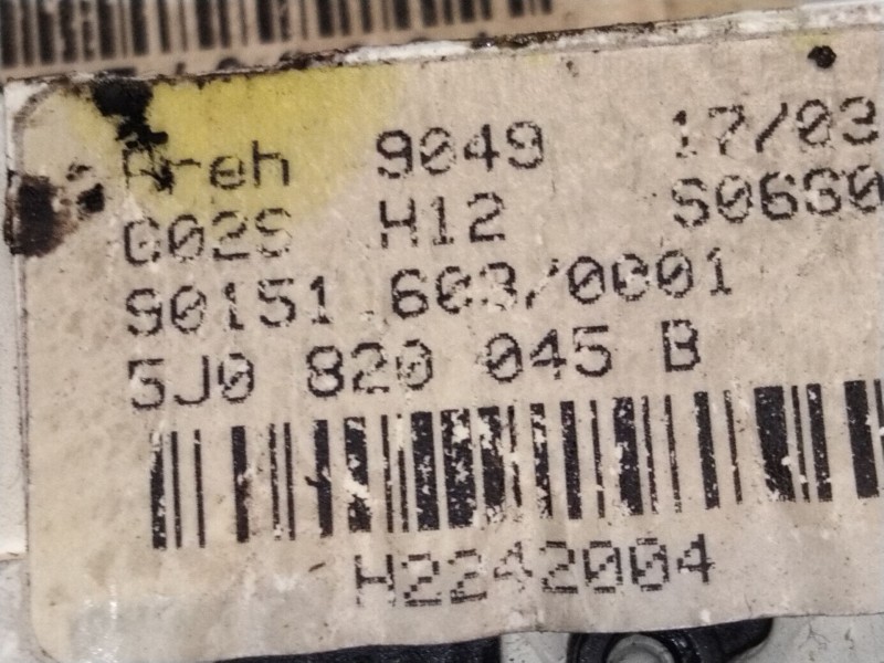 Recambio de mando calefaccion aire acondicionado para skoda fabia ii combi (545) 1.6 tdi referencia OEM IAM 5J0820045B  