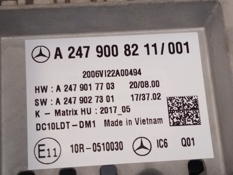 Recambio de pantalla multifuncion para mercedes-benz gla (h247) gla 200 (247.787) referencia OEM IAM   