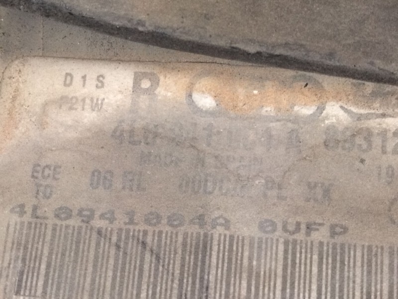 Recambio de faro derecho para audi q7 (4lb) 3.0 tdi quattro referencia OEM IAM 4L0941004  