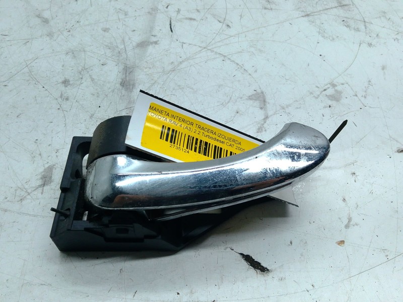 Recambio de maneta interior trasera izquierda para toyota rav 4 (a3) 2.2 turbodiesel cat referencia OEM IAM   