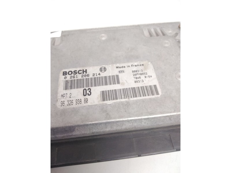 Recambio de centralita motor uce para citroën xsara berlina 1.6 referencia OEM IAM 0261206214 9632693880 26FM0652