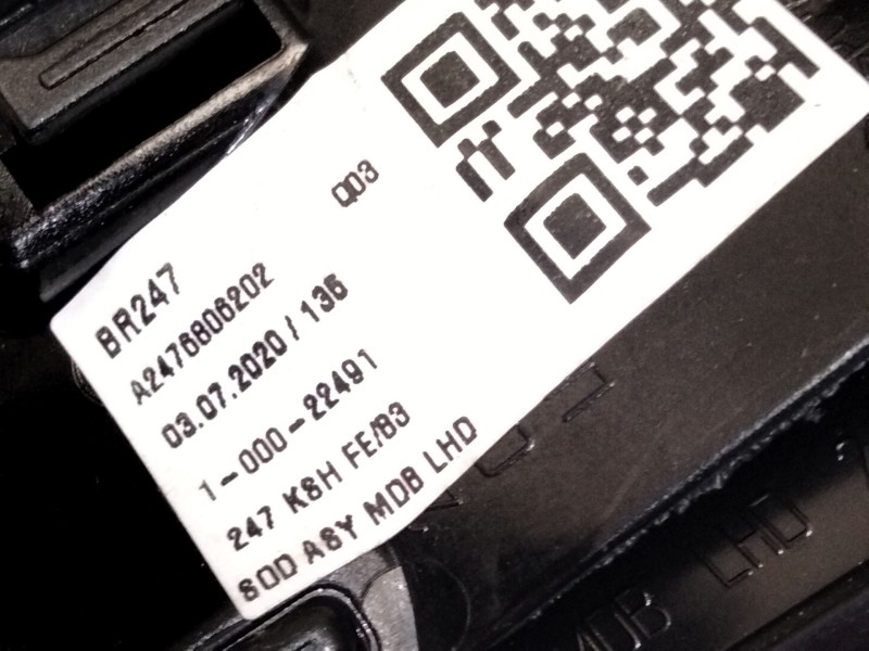 Recambio de moldura para mercedes-benz gla (h247) gla 200 (247.787) referencia OEM IAM A2476806202  