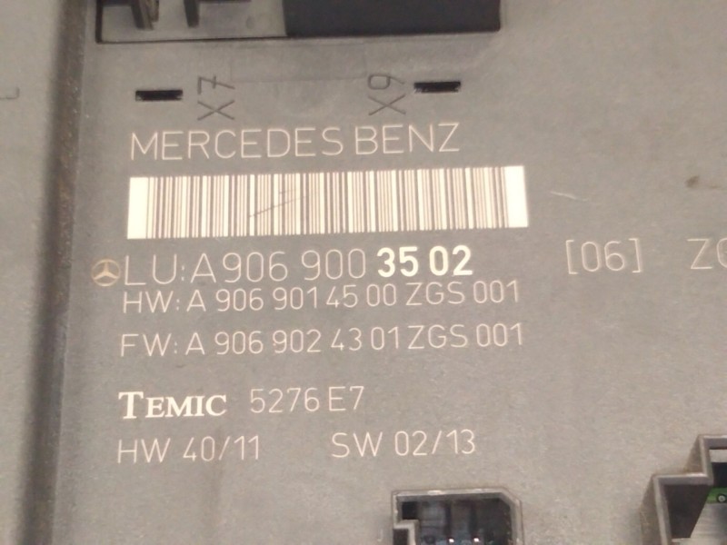 Recambio de modulo sam para volkswagen crafter 30-50 furgoneta (2e_) 2.0 tdi referencia OEM IAM A9069003502  