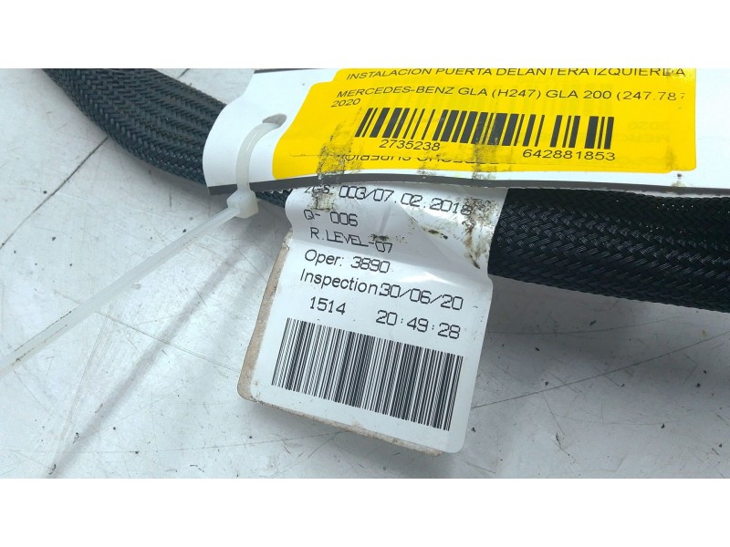 Recambio de instalacion puerta delantera izquierda para mercedes-benz gla (h247) gla 200 (247.787) referencia OEM IAM A177540712