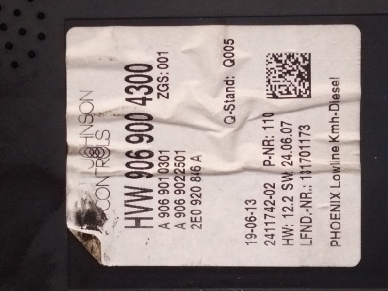 Recambio de cuadro instrumentos para volkswagen crafter 30-50 furgoneta (2e_) 2.0 tdi referencia OEM IAM 9069004300  