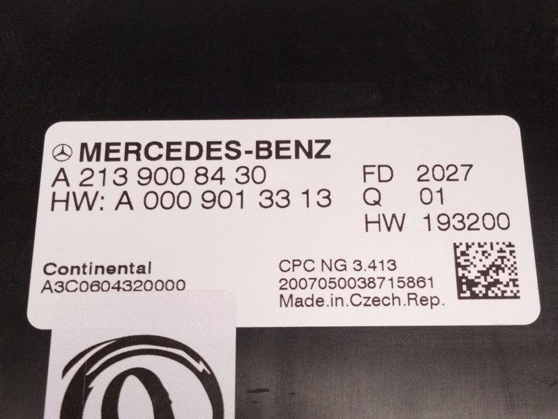 Recambio de modulo electronico para mercedes-benz gla (h247) gla 200 (247.787) referencia OEM IAM A2139008430 A0009013313 