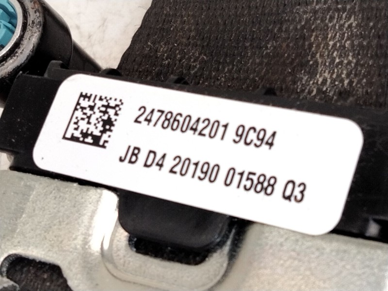 Recambio de cinturon seguridad delantero derecho para mercedes-benz gla (h247) gla 200 (247.787) referencia OEM IAM 2478604201  