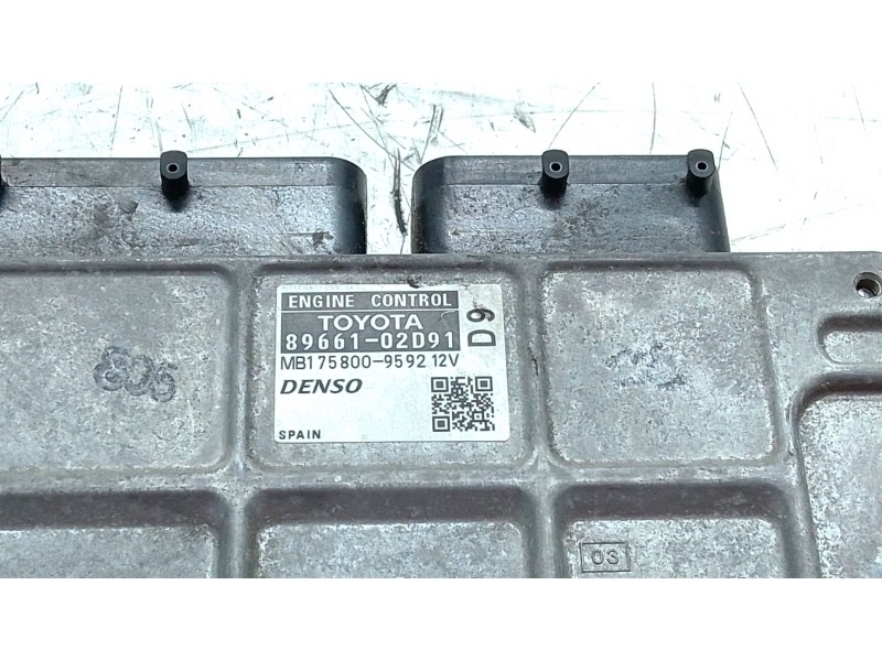 Recambio de centralita motor uce para toyota auris (_e15_) 2.0 d-4d (ade150_) referencia OEM IAM 8966102D91  