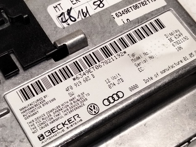 Recambio de pantalla multifuncion para audi q7 (4lb) 3.0 tdi quattro referencia OEM IAM 4F0919603B  