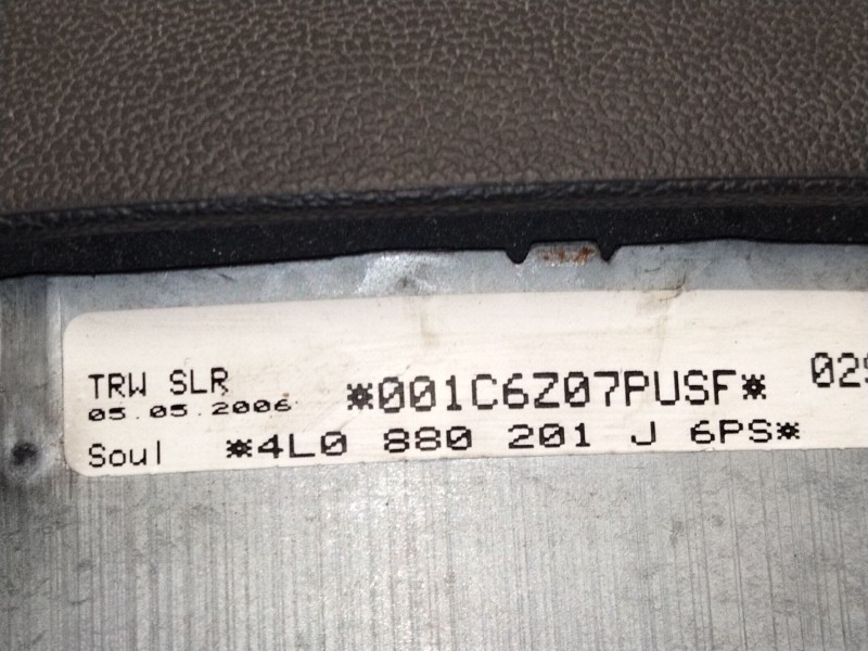 Recambio de airbag delantero izquierdo para audi q7 (4lb) 3.0 tdi quattro referencia OEM IAM 4L0880201J  