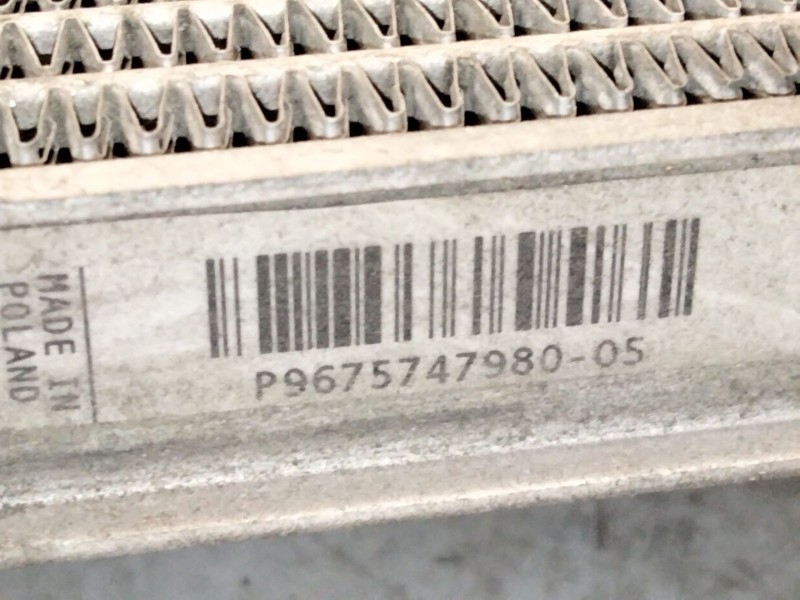 Recambio de radiador agua para opel vivaro c furgoneta (k0) 1.5 referencia OEM IAM P9675747980  