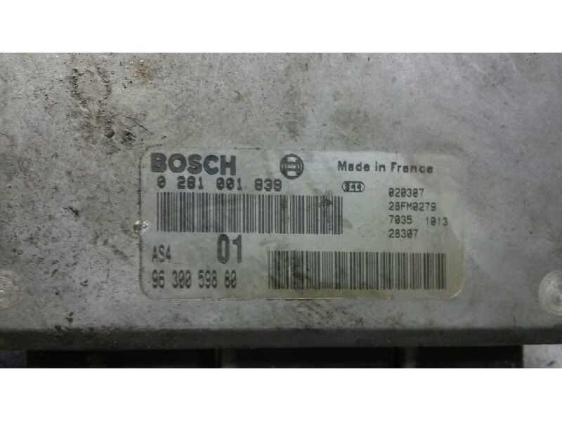 Recambio de centralita motor uce para citroën saxo 1.5 d sx referencia OEM IAM 0281001839 9630059880 28FM0279