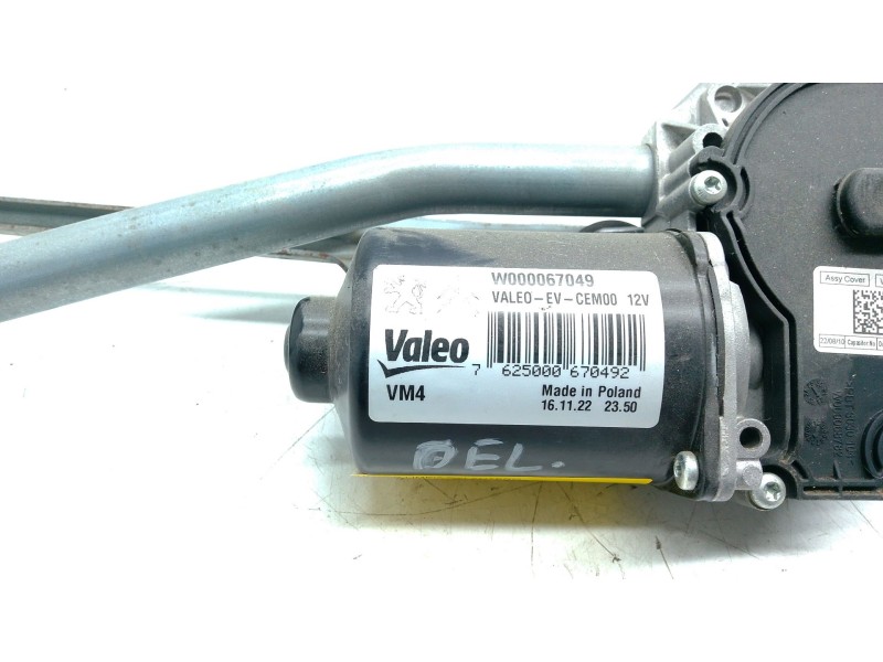 Recambio de motor limpia delantero para opel vivaro c furgoneta (k0) 1.5 referencia OEM IAM W000067049  
