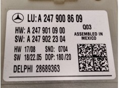 Recambio de modulo electronico para mercedes-benz gla (h247) gla 200 (247.787) referencia OEM IAM A2479008609   2