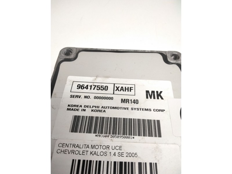 Recambio de centralita motor uce para chevrolet kalos 1.4 se referencia OEM IAM 96417550 MR140 M03MK0XAHF5095