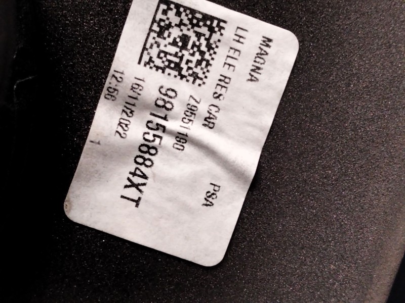 Recambio de retrovisor izquierdo para opel vivaro c furgoneta (k0) 1.5 referencia OEM IAM 98155884XT  