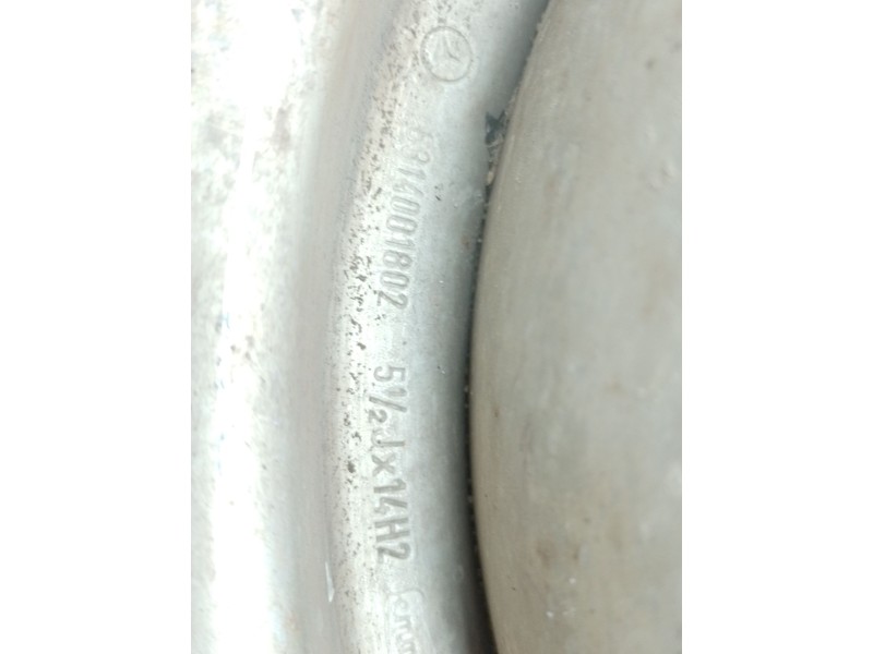 Recambio de llanta hierro para mercedes-benz mb autobús (w631) d (631.333, 631.343, 631.334, 631.344) referencia OEM IAM 6314001