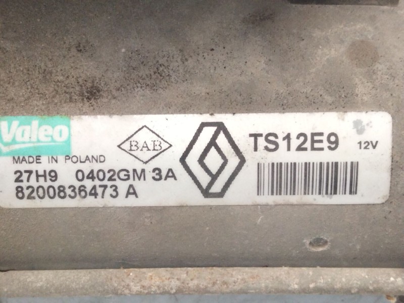 Recambio de motor arranque para renault megane iii coupe dynamique referencia OEM IAM 8200836473A  