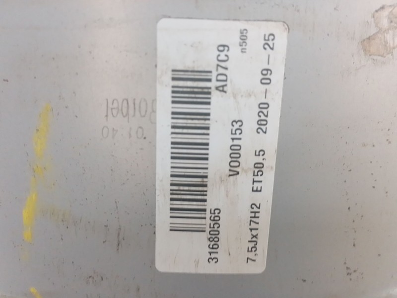 Recambio de llanta aluminio para volvo xc40 (536) t2 referencia OEM IAM 31680565  