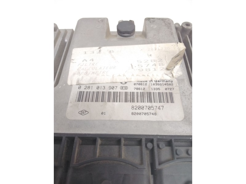 Recambio de centralita motor uce para renault scenic ii 1.9 dci diesel referencia OEM IAM 0281013907 8200705747 8200705748