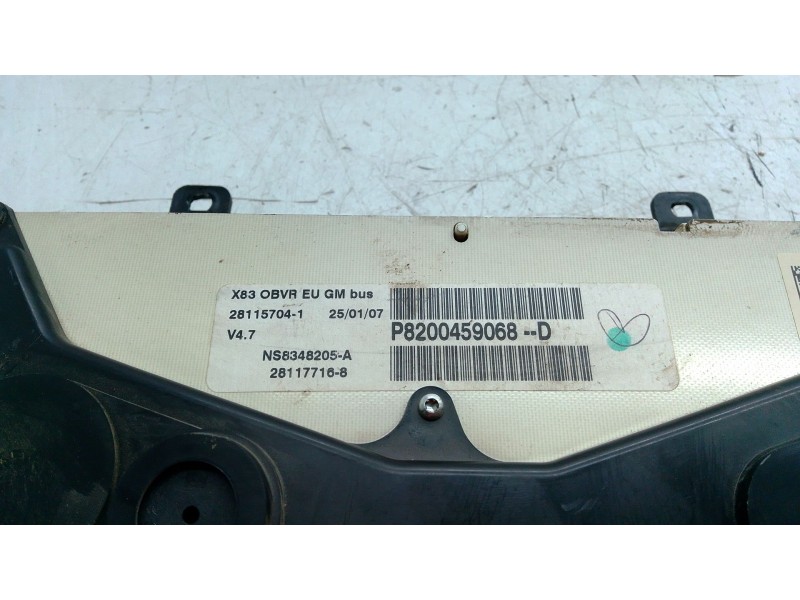 Recambio de cuadro instrumentos para opel vivaro a furgoneta (x83) 2.0 cdti (f7) referencia OEM IAM P8200459068D  